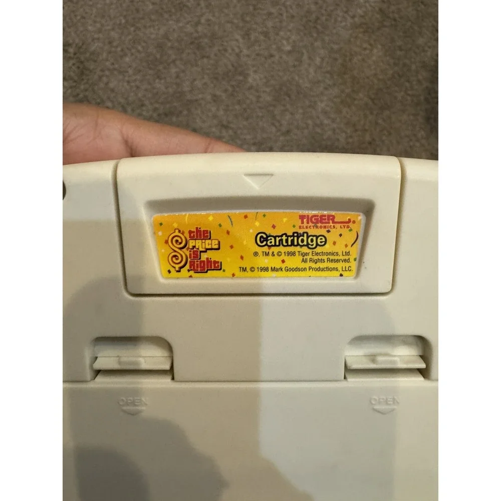 The Price Is Right Handheld Console Game Tiger Tested Cartridge‎ and Manual 1998